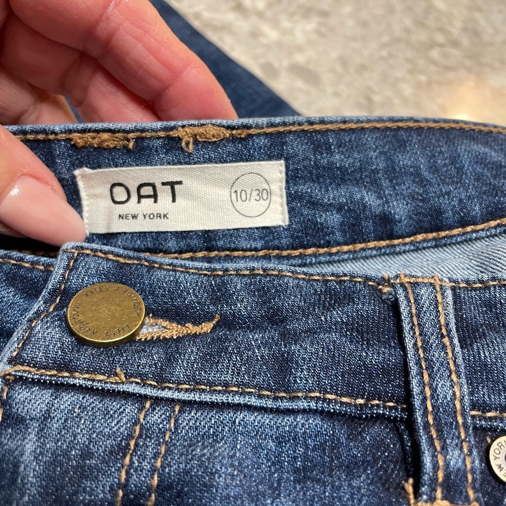 🌷Oat New York Dark Blue Jeans